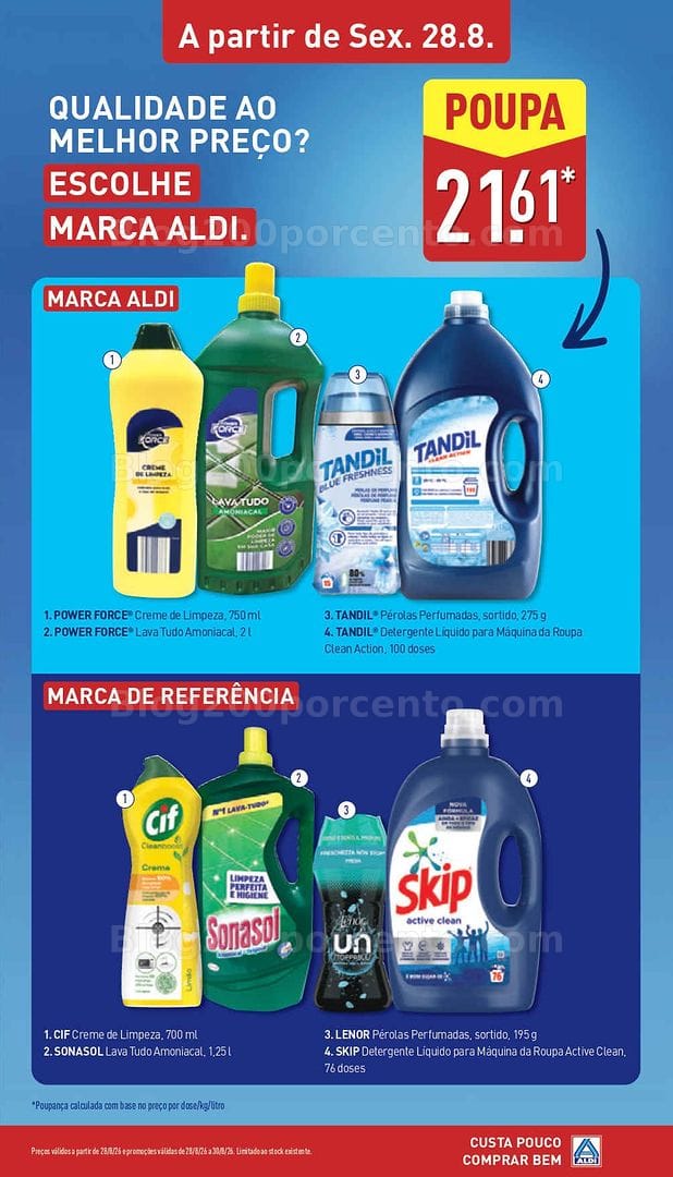 Antevisão Folheto ALDI Promoções de 24 a 30 agosto